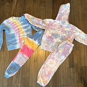 Vintage Havana and Katie J NYC tie dye sets size small